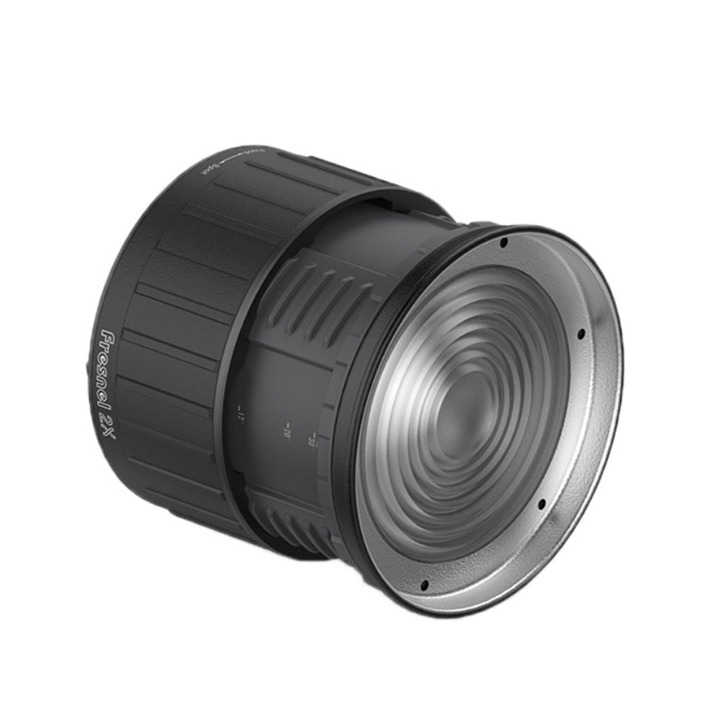 Aputure Fresnel 2X Attachment Accessory for LS C120d, LS C120dII and LS C300d LED Lights with Dual Optical Lens and Cooling Vents for Photography Video Vlogging Live Streaming Broadcast and Film Production Studio Lighting Equipment