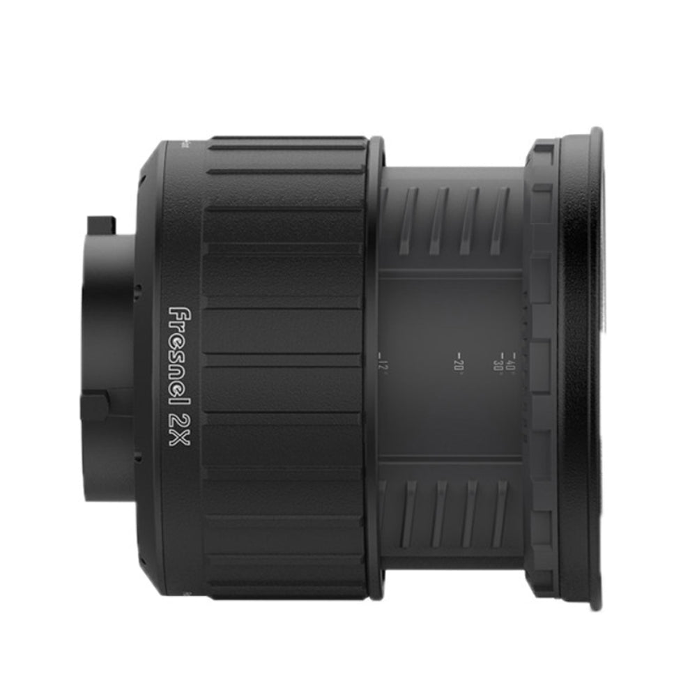 Aputure Fresnel 2X Attachment Accessory for LS C120d, LS C120dII and LS C300d LED Lights with Dual Optical Lens and Cooling Vents for Photography Video Vlogging Live Streaming Broadcast and Film Production Studio Lighting Equipment