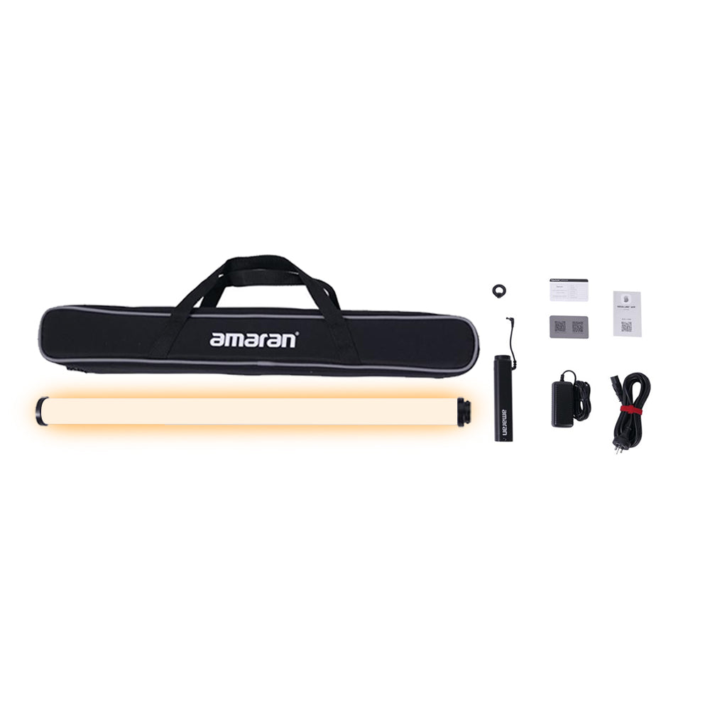 Aputure Amaran T4C 120cm / T2C 60cm RGB Handheld LED Light Wand with Swapabble Rechargeable Battery and Bluetooth Wireless Control for Photography Video Vlogging Live Streaming and Film Production Studio Lighting Equipment