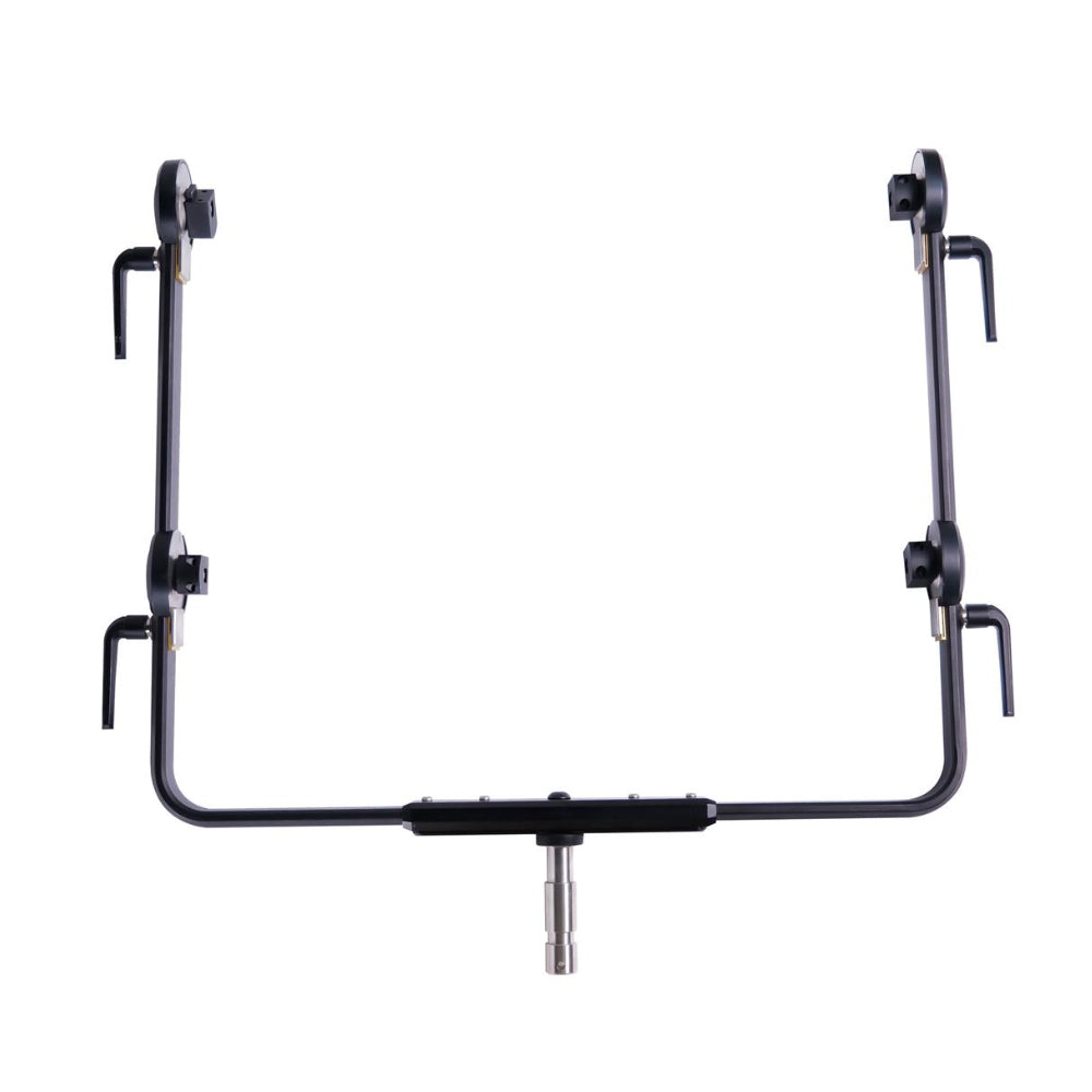 Aputure Aluminum Dual Head Yoke Accessory for Nova P600c LED Light Panel for Photography Video Vlogging Live Streaming Broadcast and Film Production Studio Lighting Equipment