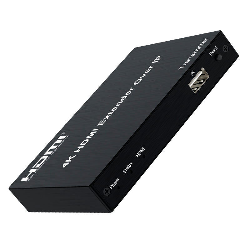 ArgoX 4K Ultra HD HDMI KVM IP Extender Video Transmitter Receiver with 150 Range, Cascade Connection, USB Mouse/Keyboard, CAT5e/6, Ethernet LAN Network Port, and Uni-directional IR Extension | HDES150-KVM