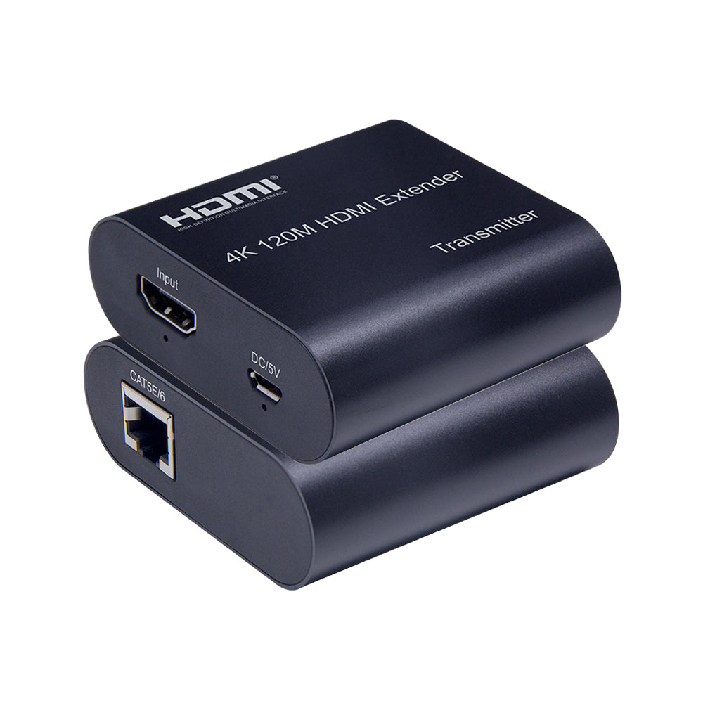 ArgoX 1080p/4K HDMI Extender Audio Transmitter Receiver with 60m / 120m Range, 4.5Gbps Data Rate, CAT5e/6 Ethernet Network Cable, EDID Switch, TX and RX Support 3.5mm Audio Output | HDES14 HDES15 HDES16 HDES17