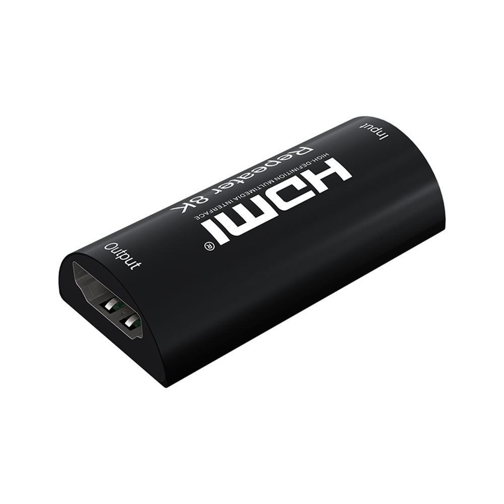 ArgoX 8K 60Hz HDMI 2.0 Female to Female Repeater with Built-in IR-RX Extension Function, Supports 3D, HDMI 2.0, 6Gbps Data Rate and TMDS Clock, AWG26 HDMI, and Up to 30m Transmission Distance | HDRE3
