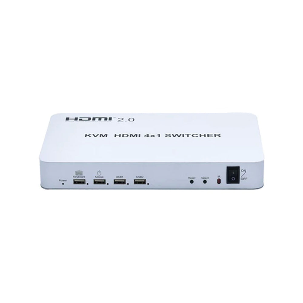 ArgoX HDUSB4X1 4K 60Hz HDMI Switch 4x1 with KVM, Supports 3D, 6Gbps, and TMDS Clock, AWG26 HDMI Supported, Supports Wireless Mouse and Keyboard for Windows, Linux, macOS, and Android