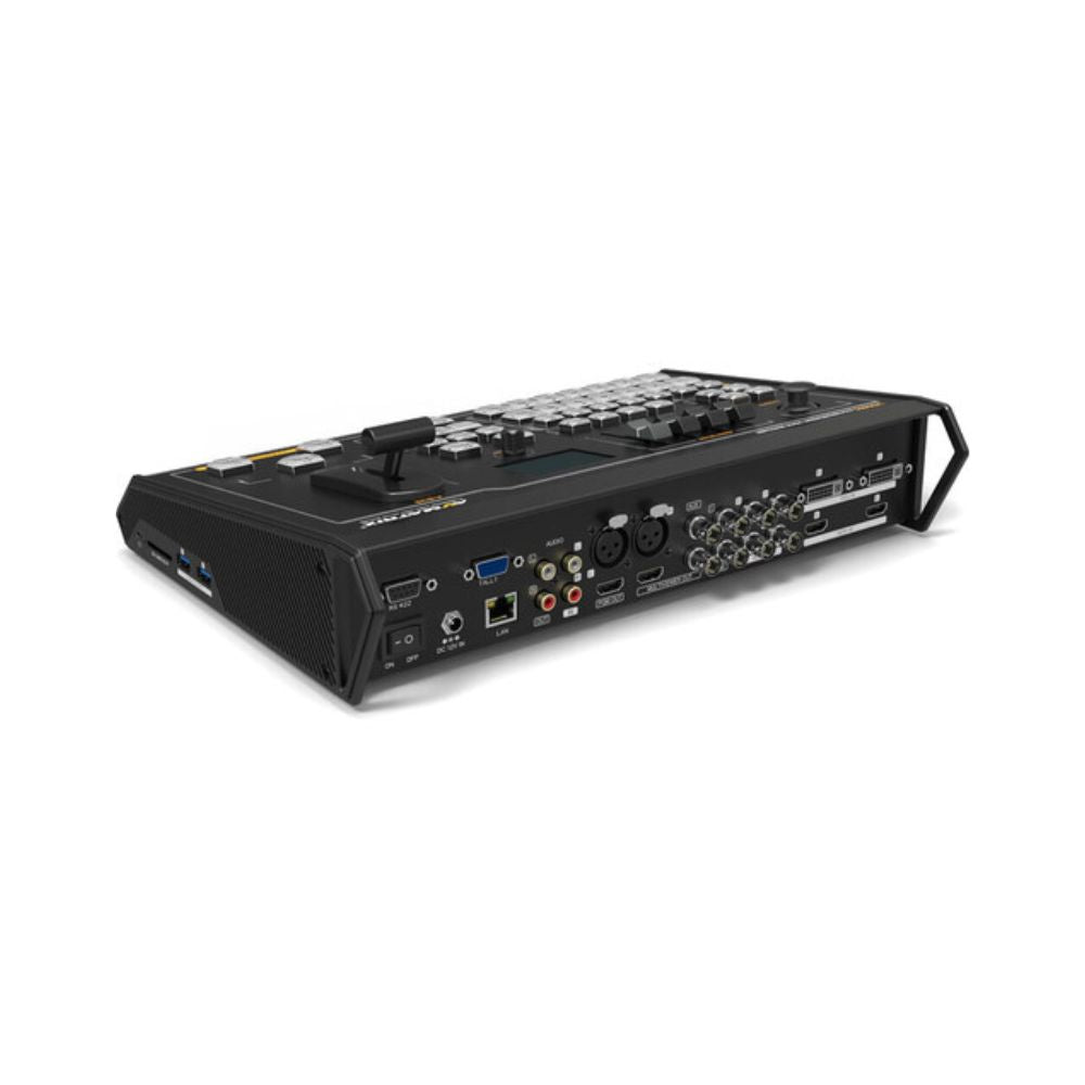 AVMATRIX 6 Channel SDI / HDMI Multi Format Video Switcher with PTZ Camera Control, SD Memory Card Slot, and USB Type C for Live Streaming, Recording, Broadcast, and Video Conferencing | VS0605U