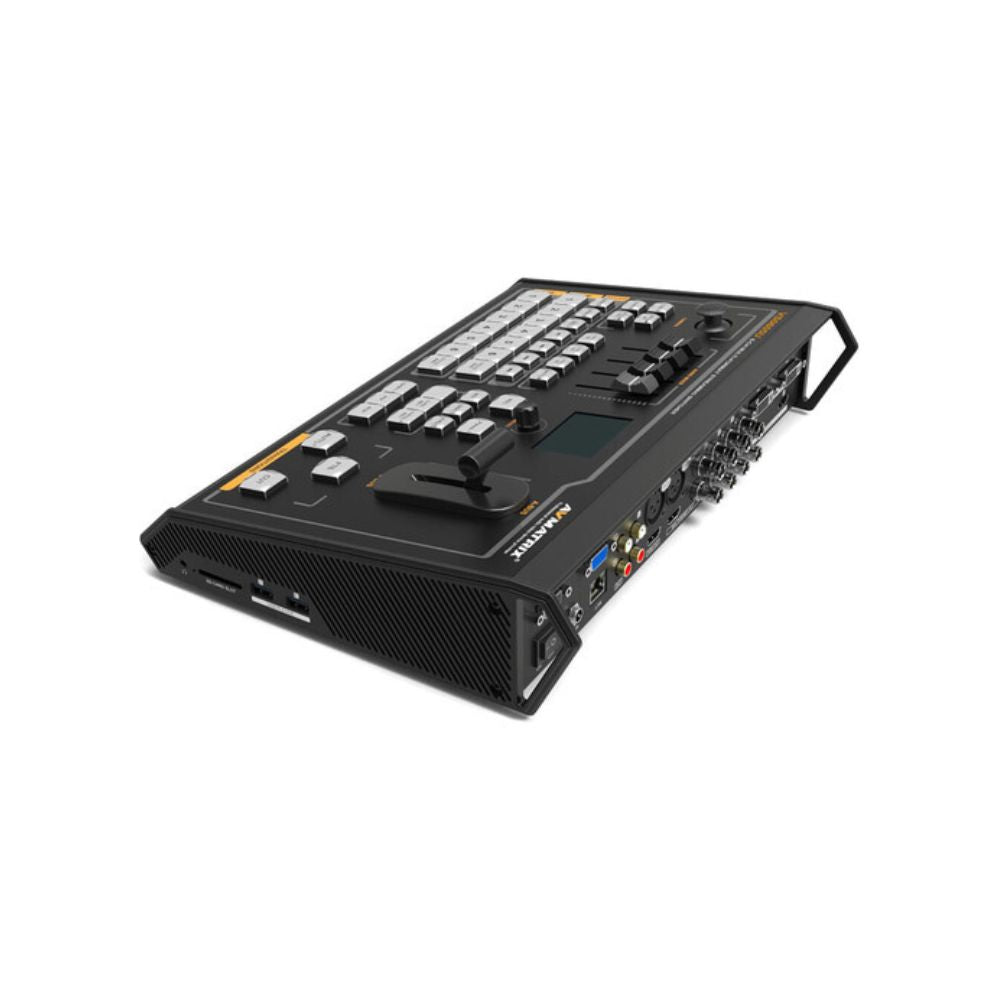 AVMATRIX 6 Channel SDI / HDMI Multi Format Video Switcher with PTZ Camera Control, SD Memory Card Slot, and USB Type C for Live Streaming, Recording, Broadcast, and Video Conferencing | VS0605U