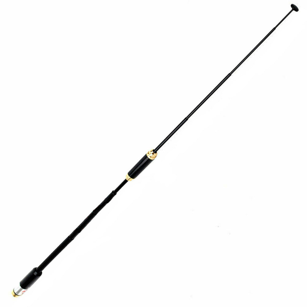 BaoFeng AL-800 SMA-Female High Gain Telescopic Dual Band Extendable Radio Antenna VHF UHF 144/430MHz with 79cm Maximum Length, 50W Power for Walkie Talkie Two Way Radio