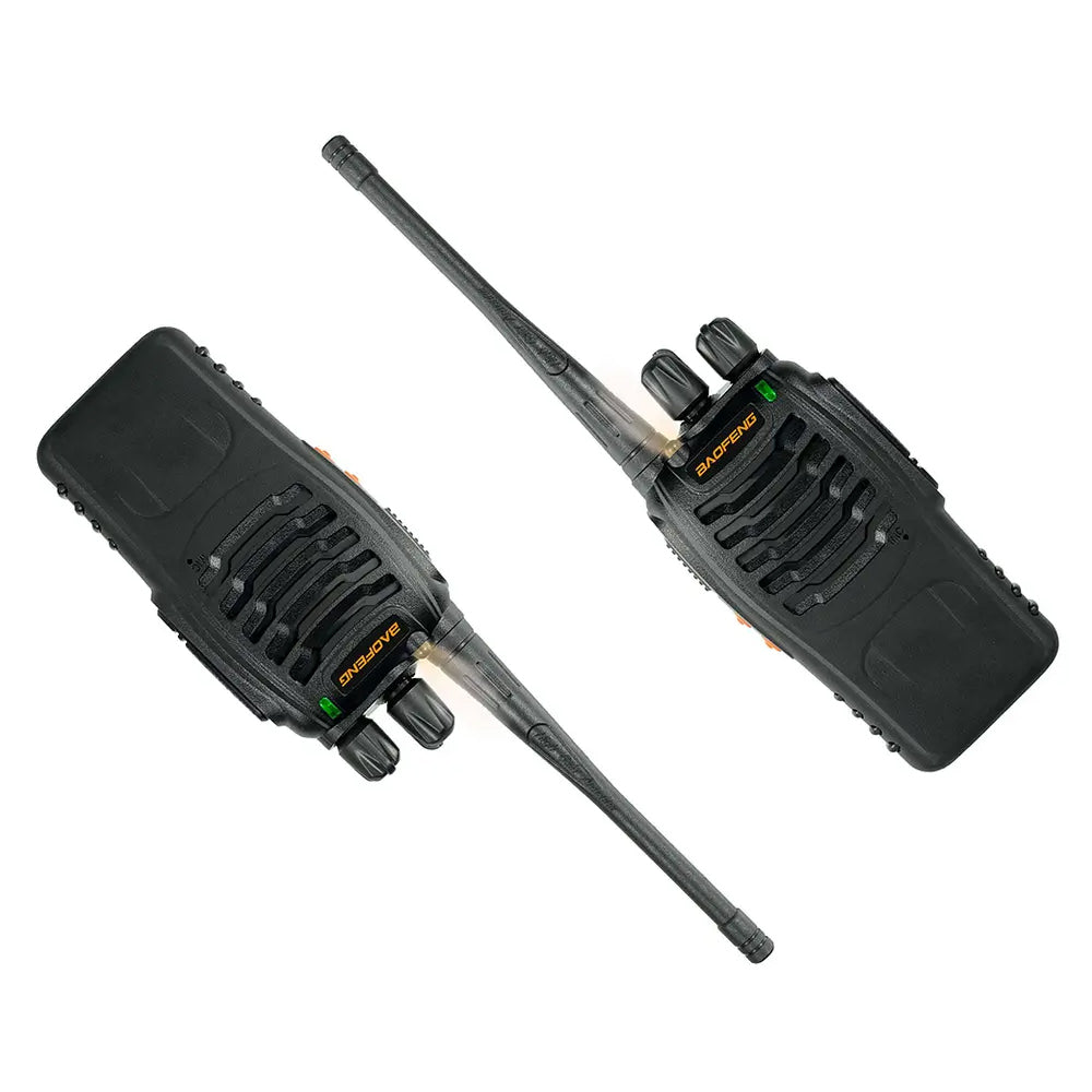 BaoFeng BF-888H (Set of 5/6/7/8/9/10) Walkie-Talkie UHF Transceiver 5W Two-Way Radio with 16 Store Channels, 400-470MHz Frequency Range, 5km Max. Talking Range, Clear Voice Output, 1500mAh Battery Capacity, IP45 Waterproof