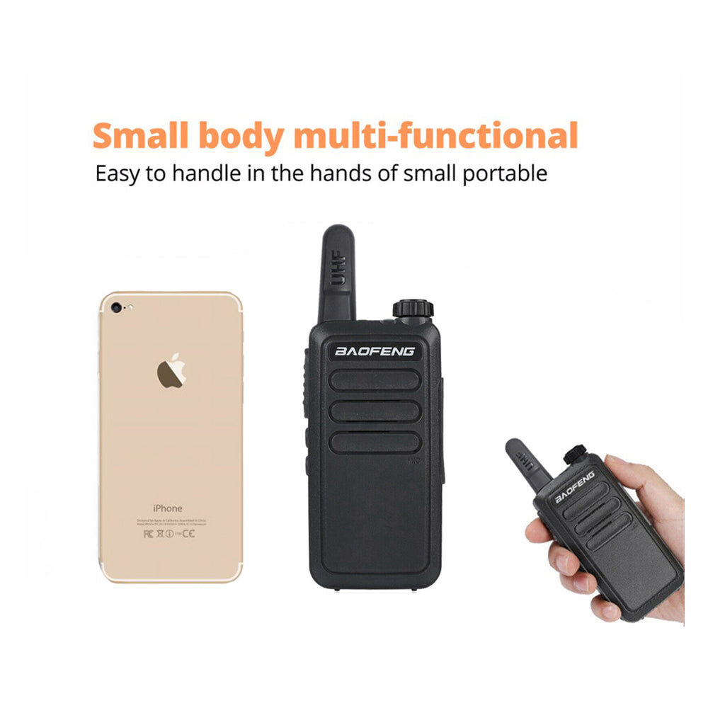 BaoFeng BF-R5 (Set of 5/6/7/8/9/10) Walkie-Talkie UHF Transceiver 5W Two-Way Radio with 16 Storage Channels, 430-440MHz Frequency Range, 5km Max. Talking Range, Clear Voice Output, 1500mAh Battery Capacity, IP45 Waterproof