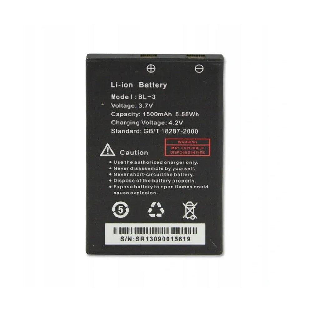BaoFeng C50 R5 Li-Ion 1500mAh Rechargeable Battery 3.7V for C50 RS Walkie-Talkie Two-Way Radio