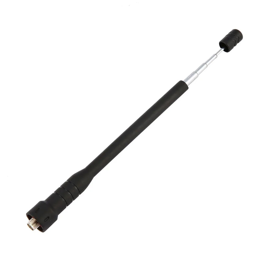 BaoFeng ANT1348 SMA-Female Gain Telescopic Extendable Radio Antenna UHF 430MHz with 41cm Maximum Length, 10W Power for Walkie Talkie Two Way Radio