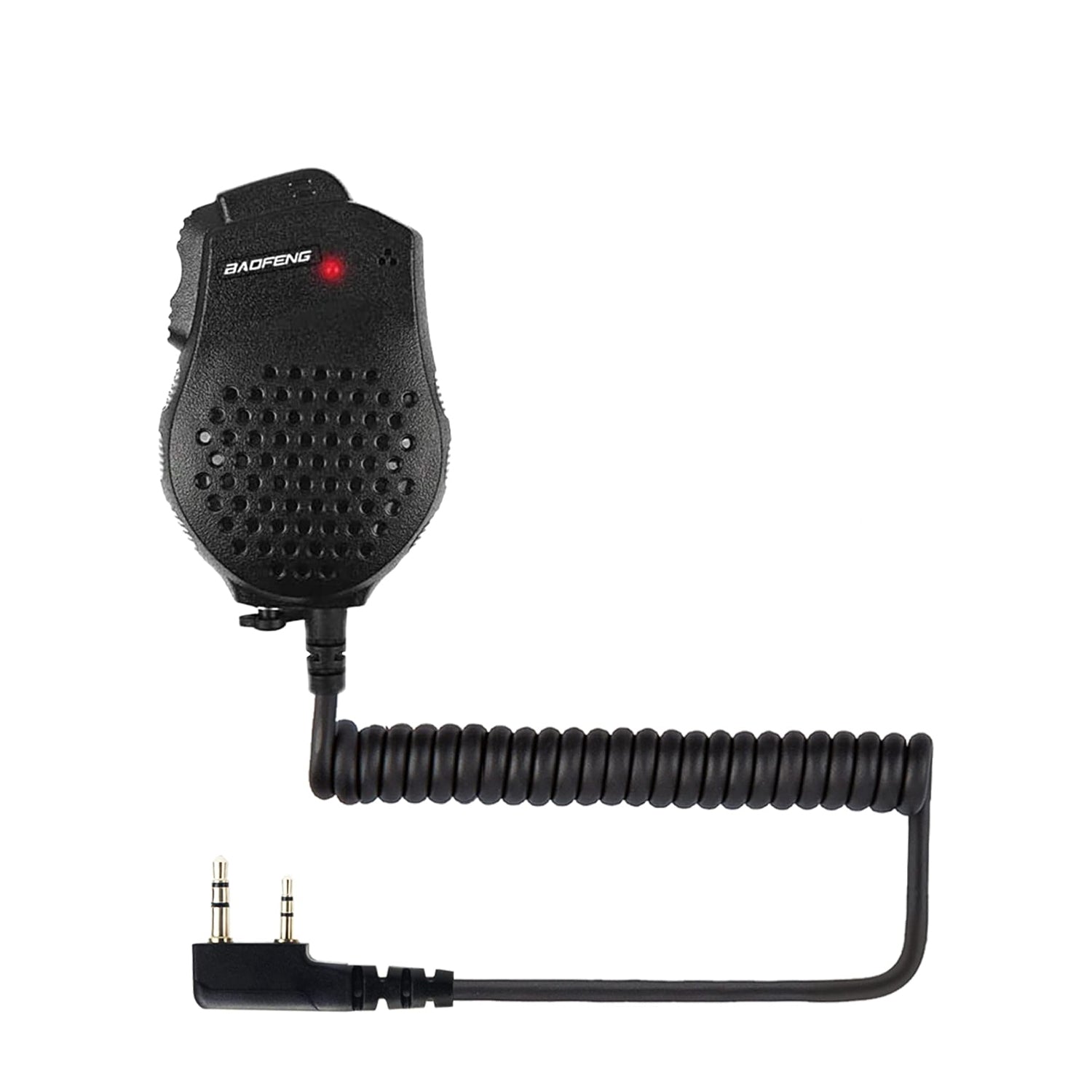 Microfono Auricolare PUSOKEI Per Baofeng UV-82 – Doppio Altoparlante PTT, Compatto E Leggero
