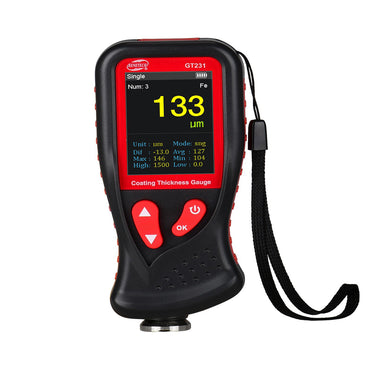 Benetech GT230 / GT231 Digital Coating Thickness Measuring Gauge with Single and Continuous Recording Mode for Paint, Film, Ceramic Coating, Vinyl Car Warp, Industrial, Home Improvement, Automotive & Motors Inspection Tools