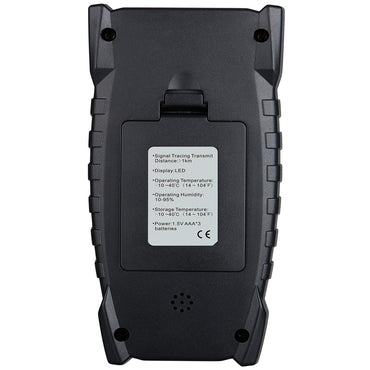 Benetech GT66 Multi-Purpose Wire Tracker (Battery Included) with Aligator Clip Probes & Leads for Power Cables, RJ11 Telephone Lines, RJ45 Ethernet Cables, Lighting Wires