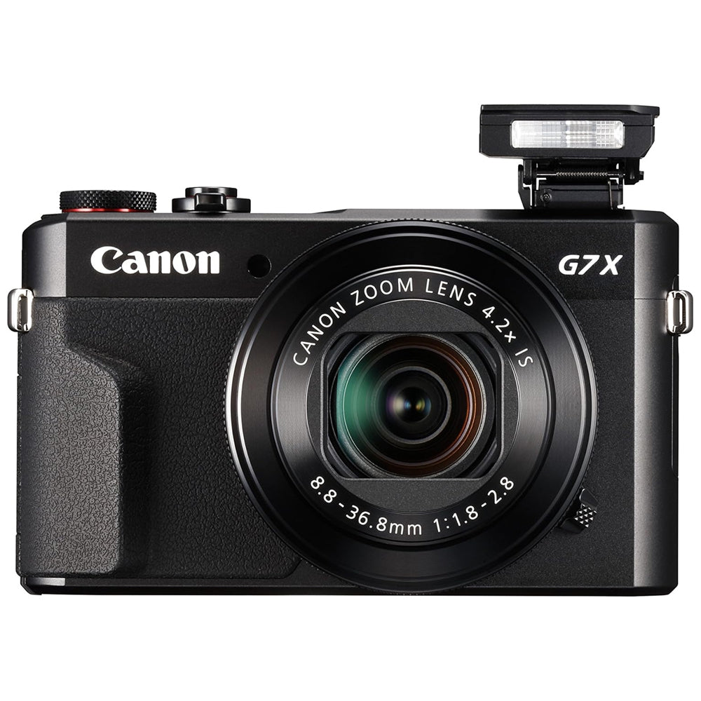 Canon PowerShot G7 X Mark II Digital Vlogging Camera with 20.1 Megapixel DIGIC 7 1" CMOS Sensor, WIFI and NFC, 1080p 60fps Recording, IS Stabilization and 3" Tilting LCD Screen Display for Vlog, Interviews, Content Creation