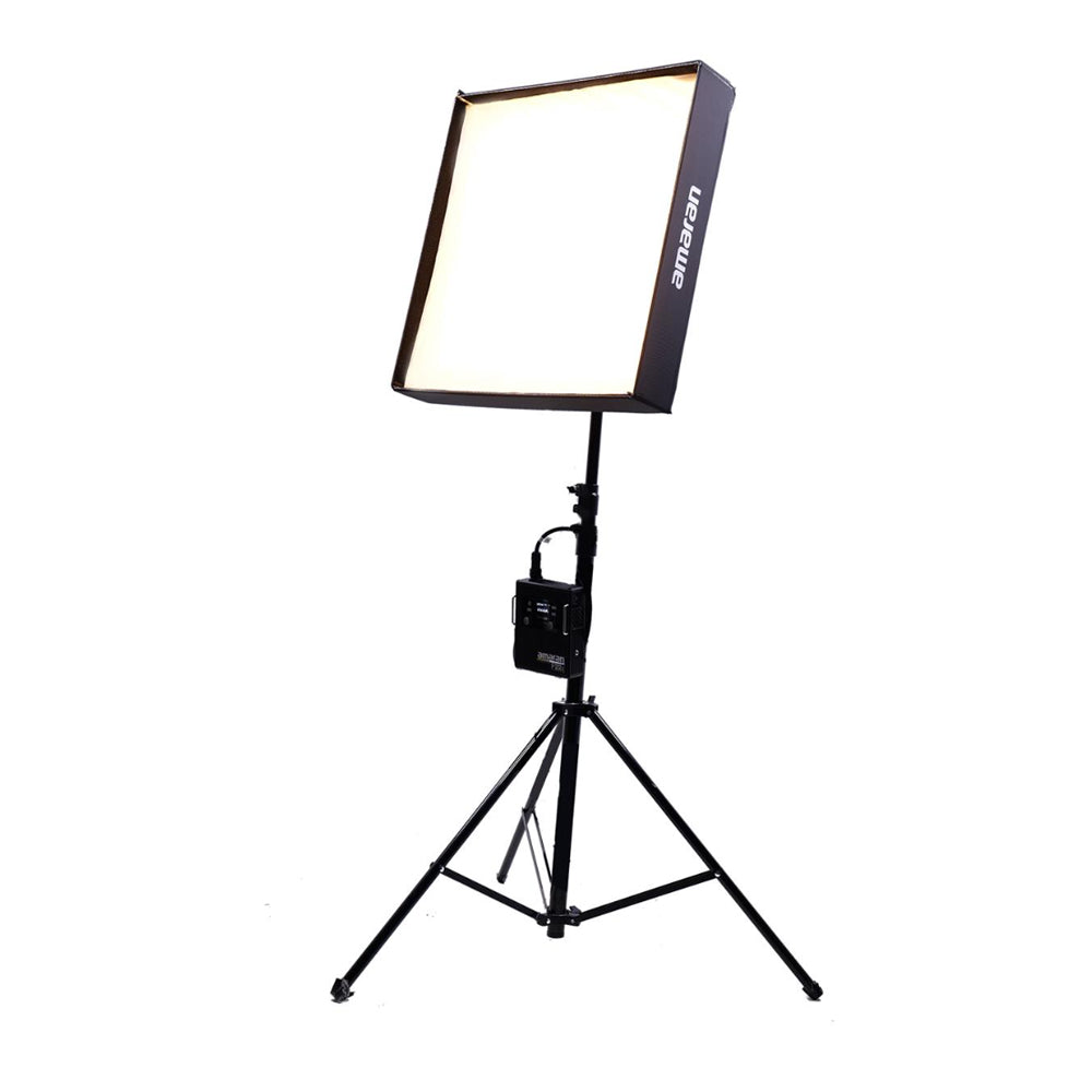Aputure Amaran F22c RGB / F22x Bi-Color 60x60cm Square Flexible LED Light Mat with Softbox Frame and Control Box with V-Mount Battery Plate for Photography Video Vlogging Live Streaming and Film Production Studio Lighting Equipment