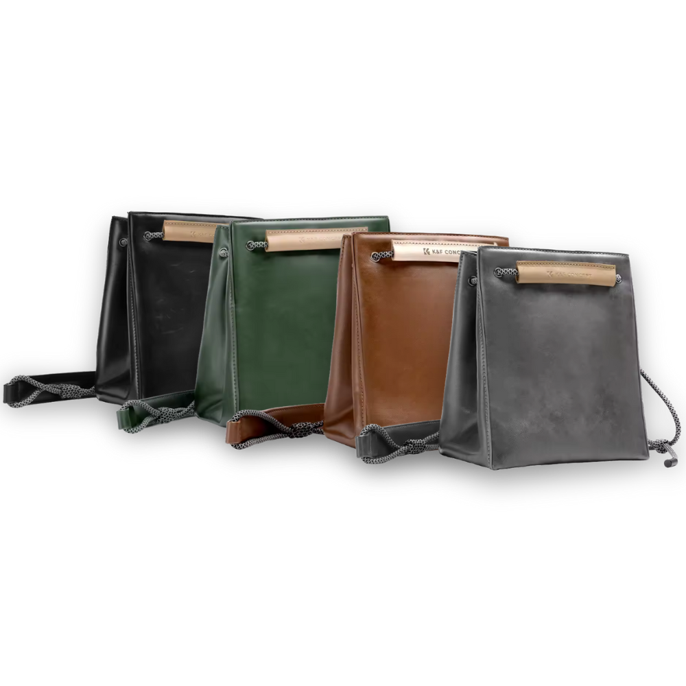 K&F Concept 4L Urban Wander Series Camera Sling Bag w/ Magnetic Lock and Water-Resistant Leather