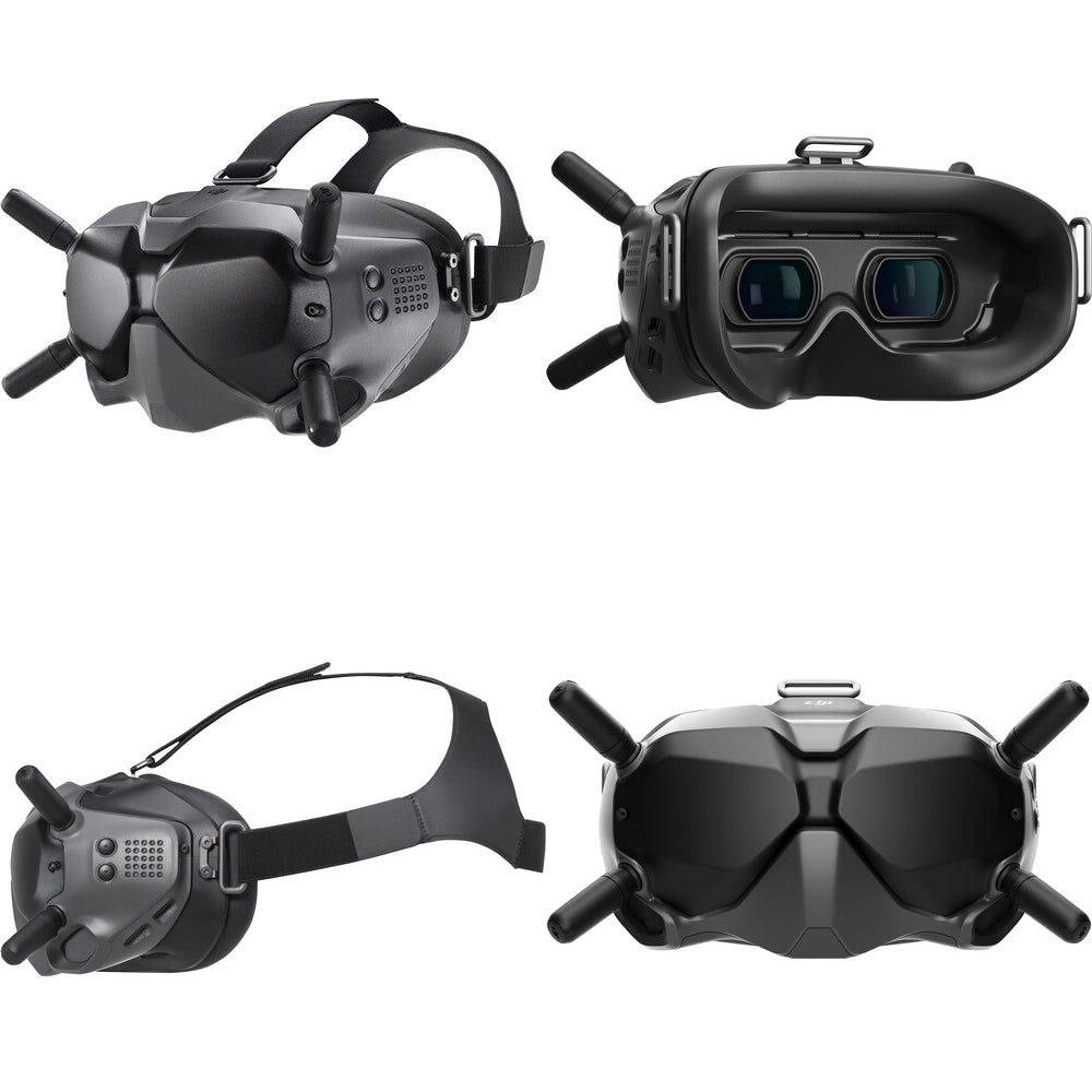 DJI FPV Combo First-Person View Immersive Flight Drone + DJI Goggles V2 & Remote Controller 2 with 4K/60fps Super-Wide 150° Field of View, 10km HD Low-Latency Video Transmission, Advance Emergency Break & Hover, S / N / M Shooting Mode