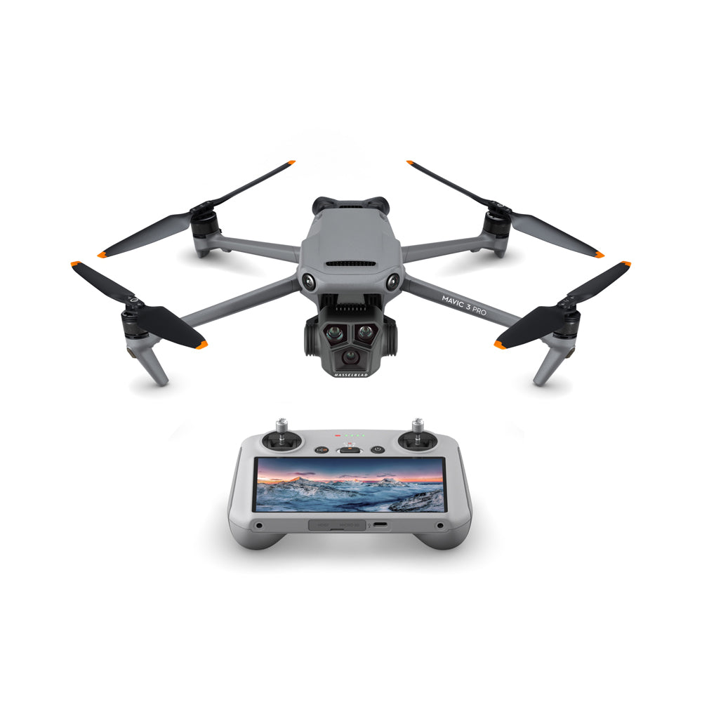 DJI Mavic 3 Pro Cine Preminium Combo + RC Pro with Built-in 1TB SSD & Apple ProRes Support / Mavic 3 Pro Fly More Combo + RC Pro / Standard + RC - 5.1K 50fps/4K 120fps Tri-Camera System, Omnidirectional Obstacle Sensor | DJI Drone