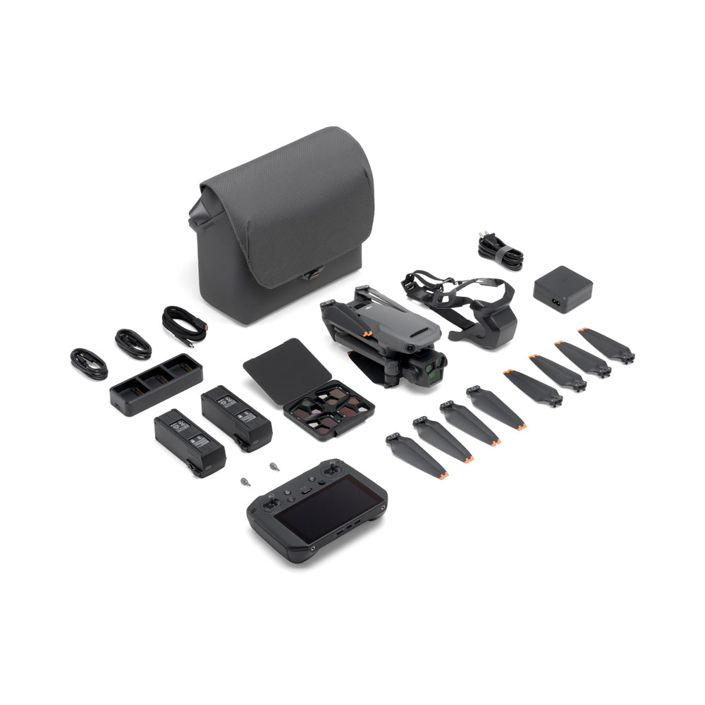 DJI Mavic 3 Pro Cine Preminium Combo + RC Pro with Built-in 1TB SSD & Apple ProRes Support / Mavic 3 Pro Fly More Combo + RC Pro / Standard + RC - 5.1K 50fps/4K 120fps Tri-Camera System, Omnidirectional Obstacle Sensor | DJI Drone