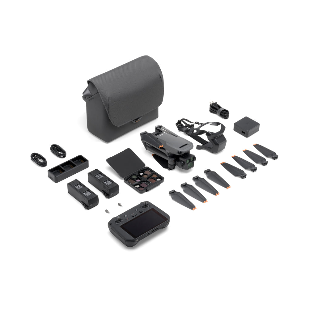 DJI Mavic 3 Pro Cine Preminium Combo + RC Pro with Built-in 1TB SSD & Apple ProRes Support / Mavic 3 Pro Fly More Combo + RC Pro / Standard + RC - 5.1K 50fps/4K 120fps Tri-Camera System, Omnidirectional Obstacle Sensor | DJI Drone