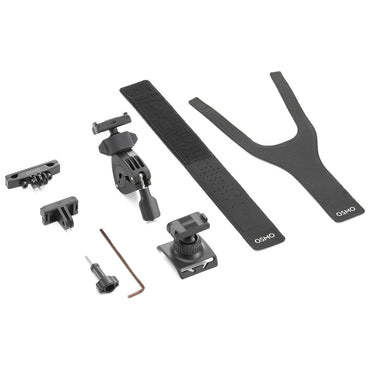 DJI Road Cycling Accessory Kit for Action 2, Osmo Action 4 / 3, Bicycle Multi-Angle POV Shooting with Bike Seat Rail Mount, 360° Wrist Strap, Mini Handlebar Mount, Quick Release Adapter  - Action Camera Parts & Accessories