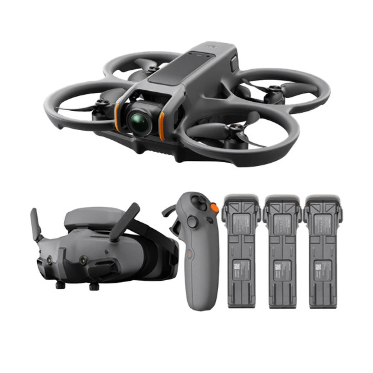 DJI AVATA 2 Fly More Combo (Single / Three Battery) 4K 60fps 46GB FPV Immersive Drone with 23 Minutes Max Flight Time, DJI O4 13Km Max Video Transmission, Easy ACRO, RTH, Turtle Mode and RockSteady / HorizonSteady Stabilization
