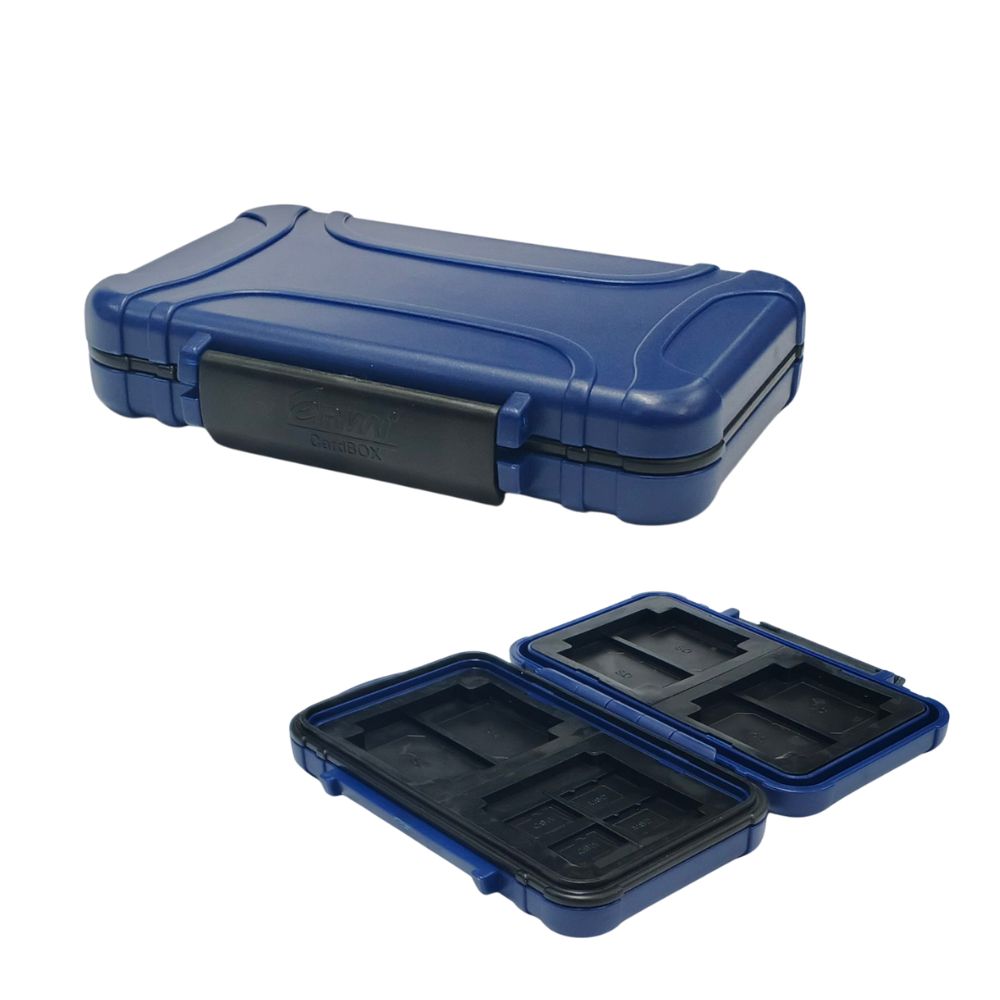 Eirmai Memory Card Storage Box Case Water-Resistant for Micro SD CF TF Card | CB101S | CB101