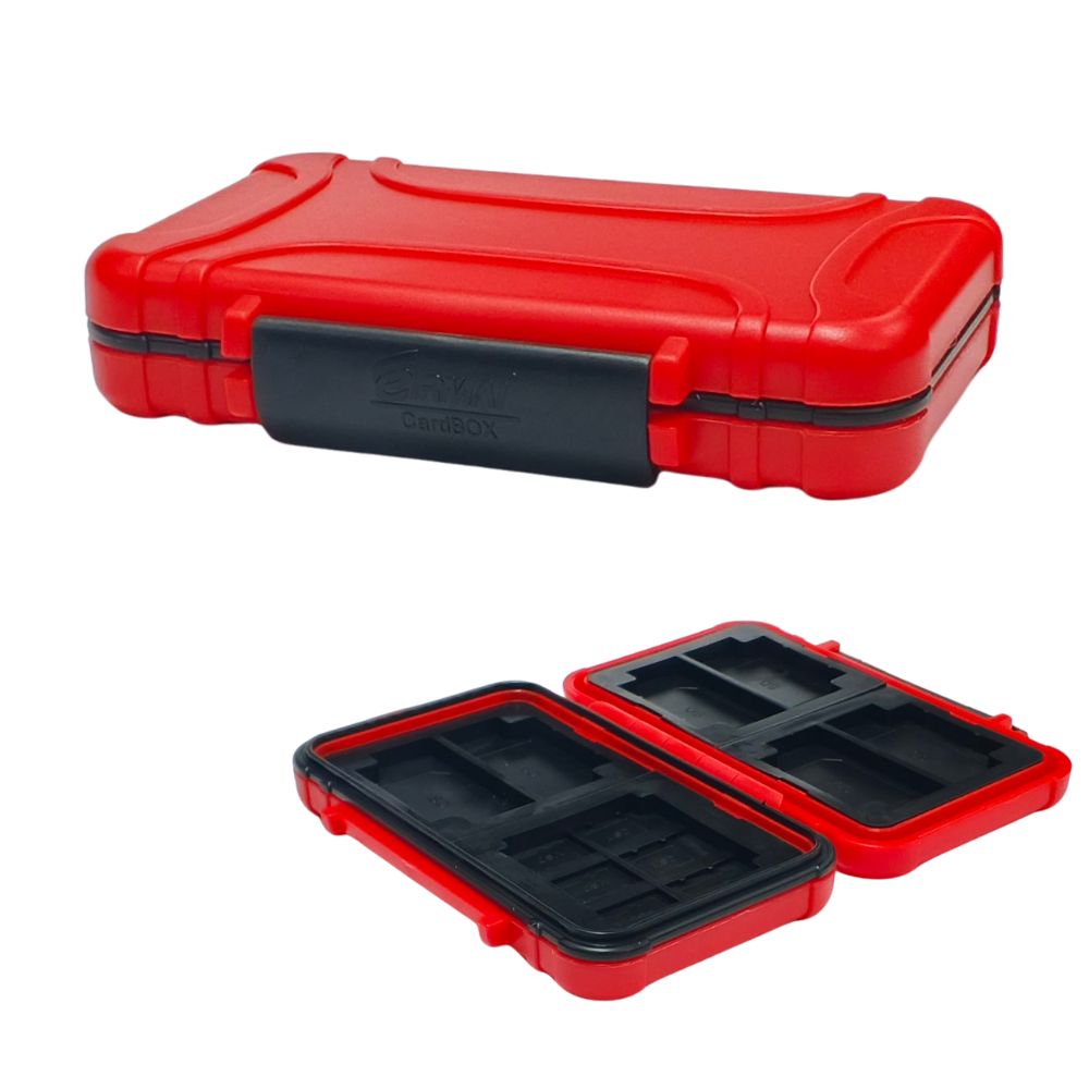 Eirmai Memory Card Storage Box Case Water-Resistant for Micro SD CF TF Card | CB101S | CB101