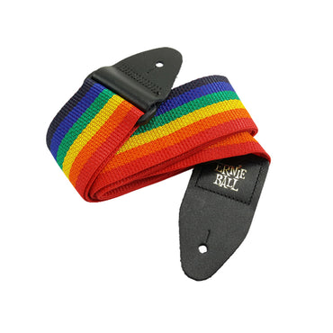 Ernie Ball Polypro Guitar Strap (Rainbow) 2-inch Wide Adjustable to 41-72 inch Cross Body Electric, Acoustic & Bass Guitar Strap - Musical Instruments and Accessories | 4044