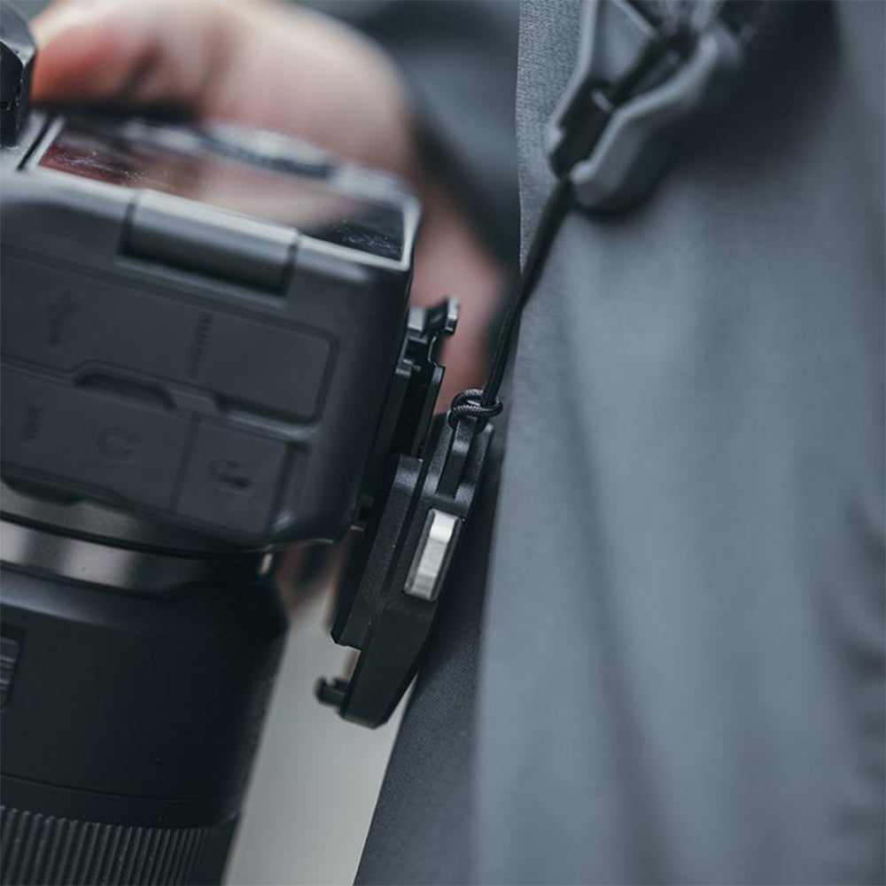 Falcam F38 QR Quick Release Backpack and Shoulder Strap Base and Plate Kit and Accessories with Anti Deflection and Non Slip Pad, Arca Compatible, Anti-Skid Gasket, 1/4"-20 and 3/8"-16 Screw Holes for DSLR Mirrorless Camera