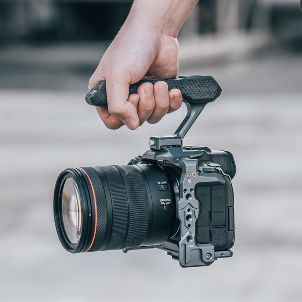 Falcam F22 Top / Side Hand Grip Series QR Quick Release with Multi Interface, Ergonomic Design with 1/4" Threaded and ARRI Positioning Holes for DSLR Mirrorless Camera Cage Rig Other Video Shoot Accessories