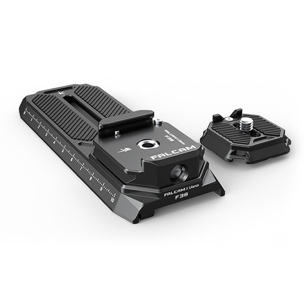 Falcam F38 QR Quick Release Plate and Base Mount Kit Set F50 Fitting for DJI Ronin RS4 RS4 PRO | RS3 RS3 PRO | RS2 RSC2 Handheld Gimbal Stabilizer Series with Anti Deflection Baffle, Non Slip Pads and Manfrotto Compatible