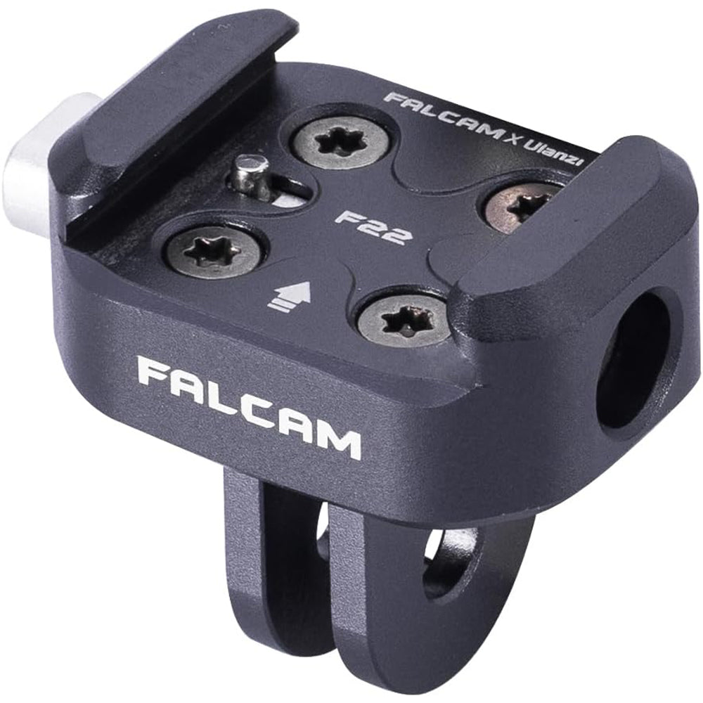 Falcam F22 Action/Panoramic Series GoPro / DJI / Insta360 Action Camera QR Quick Release Plate and Base Kit Accessories with Multi Interfaced Mounts for Vlog Vlogging Video Shoots