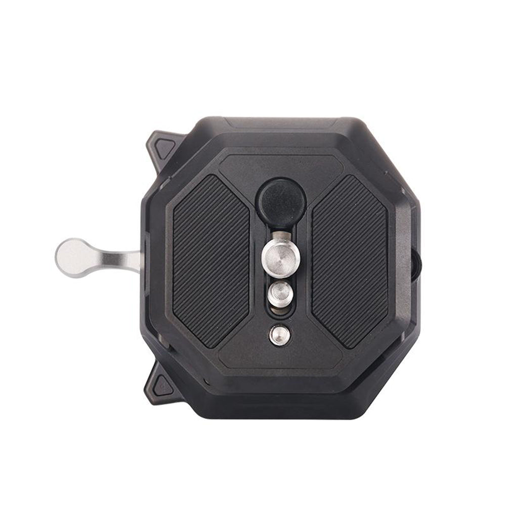 Falcam F50 Long / Square QR Quick Release Base and Plate Kit Set with Click Locks, Heavy Duty Aluminum Alloy, Max 50Kg Payload, 50N-M Tortiol Strength, Manfrotto 501-Style Plate Compatible, 1/4"-20 3/8"-16 Threaded Holes, Non Slip Pads | JG Superstore