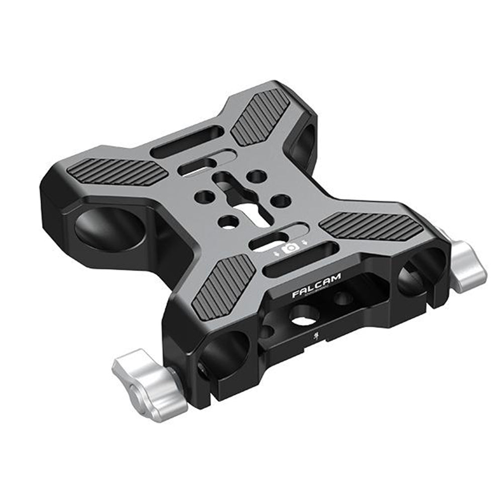 Falcam Rig Accessories Aluminum Alloy QR Quick Release Baseplate, SSD Holder Mount, Cable Clamp, Carbon Fiber 15mm Rod Clamps for Mirrorless Camera Cages
