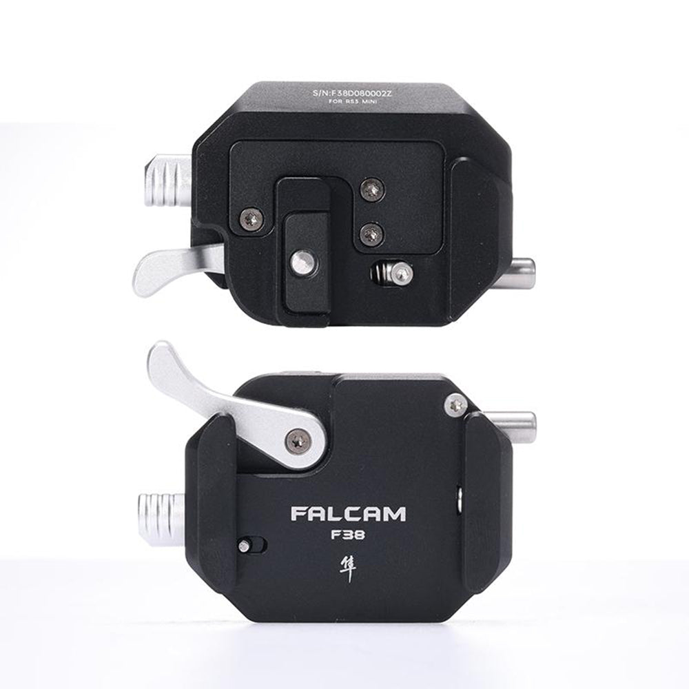 Falcam F38 QR Quick Release Multifunctiol Plate and Base Kit Sets with Anti Deflection Design, F50 Compatible, Arca Swiss, 1/4" and 3/8" Screws for DJI Ronin Gimbal Stabilizers, PD Peak Design Backpacks, Tripods, Shoulder Straps