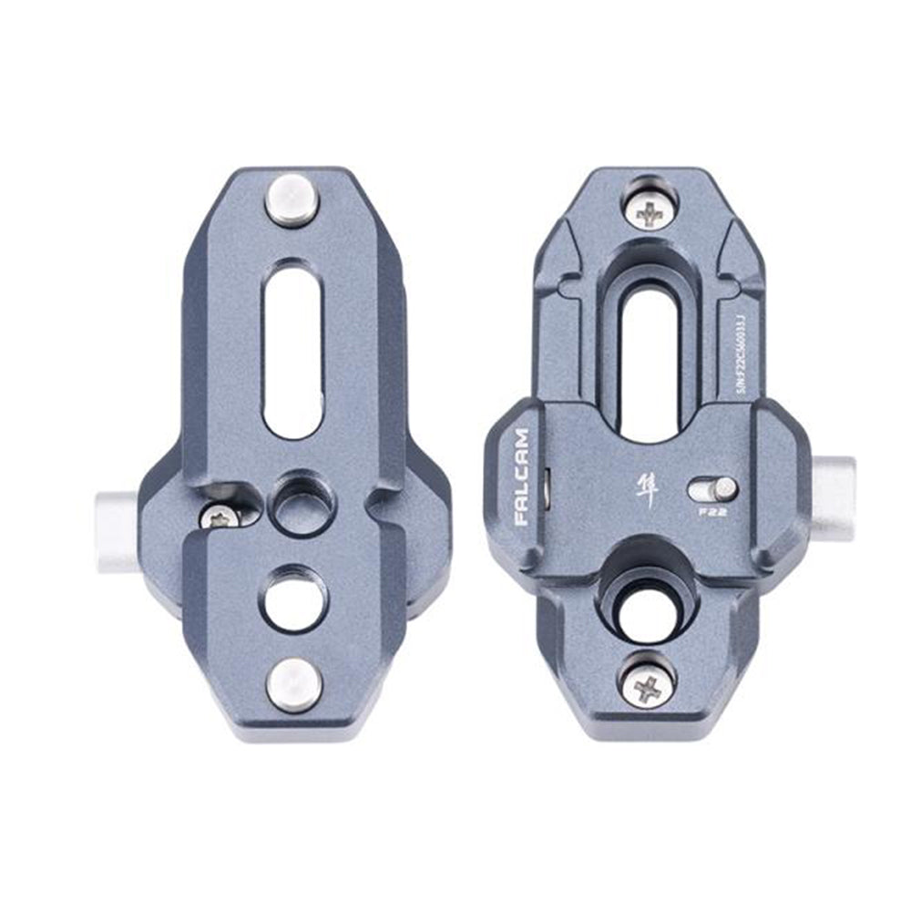 Falcam F22 Series QR Quick Release Base Plate Mounting Adapter Accessories Set Kit for DSLR, Mirrorless, Action Cameras, Tripods, Monitors, Stabilizers, Gimbals and Video Shooting Rigs