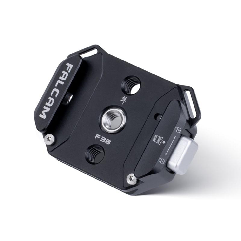 Falcam F38 QR Quick Release Backpack and Shoulder Strap Base and Plate Kit and Accessories with Anti Deflection and Non Slip Pad, Arca Compatible, Anti-Skid Gasket, 1/4"-20 and 3/8"-16 Screw Holes for DSLR Mirrorless Camera
