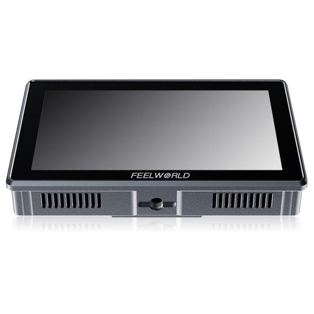 FEELWORLD H5 5.5" 1200nits Touch Display HDMI 12G-SDI Camera Field Monitor for Live Streaming, Broadcast & Production with NP-F Battery Plate & DC/USB-C Power Input