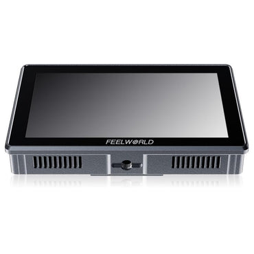 FEELWORLD H5 5.5" 1200nits Touch Display HDMI 12G-SDI Camera Field Monitor for Live Streaming, Broadcast & Production with NP-F Battery Plate & DC/USB-C Power Input