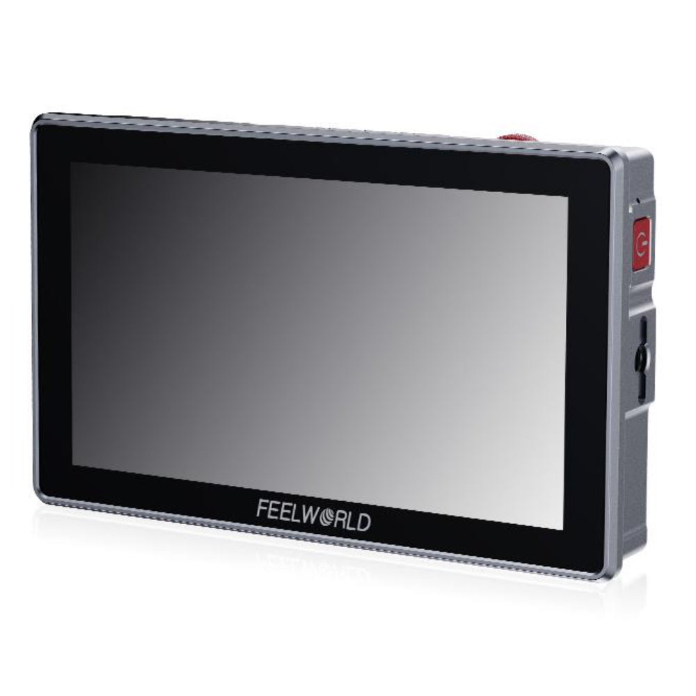 FEELWORLD H5 5.5" 1200nits Touch Display HDMI 12G-SDI Camera Field Monitor for Live Streaming, Broadcast & Production with NP-F Battery Plate & DC/USB-C Power Input