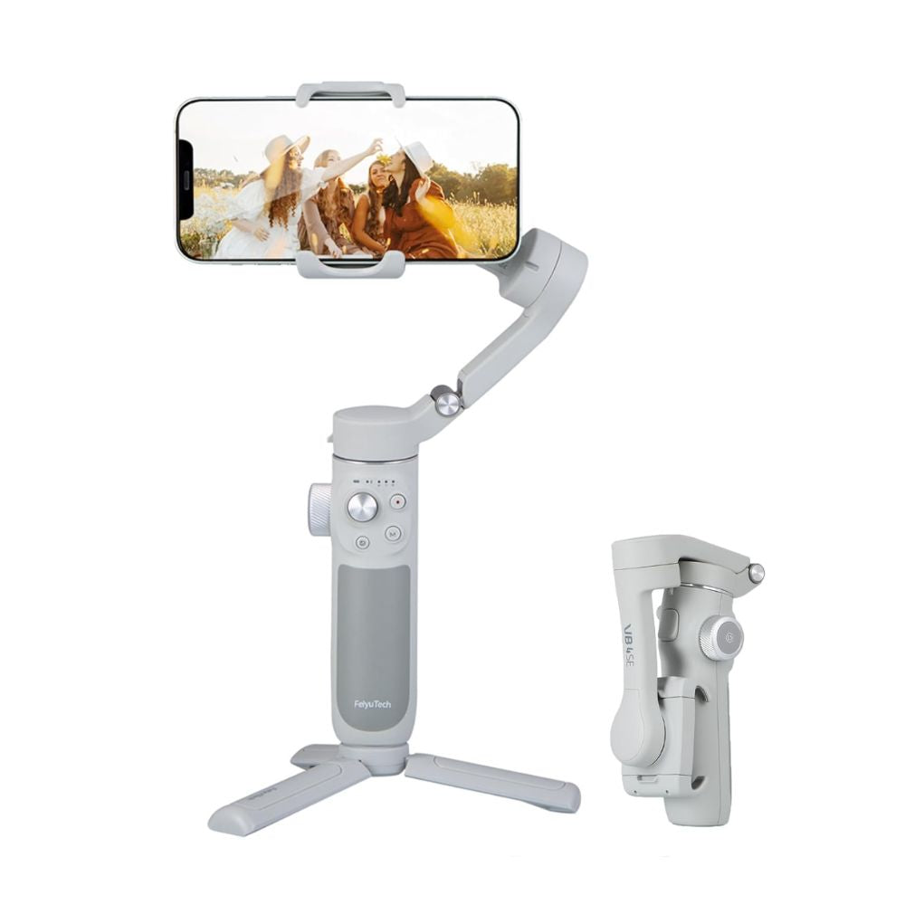 FeiyuTech Vimble 4 Kit 3-Axis Smartphone Gimbal Stabilizer with Built-In Battery, Magnetic Accessory Mount for iPhone and Android Phone, Huawei, Samsung Galaxy, Google Pixel, OnePlus, Xiaomi, Oppo, Vivo, etc. | FEIYU VIMBLE 4 KIT