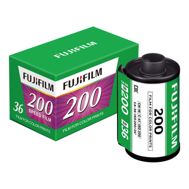 Fujifilm C200 / C400 35mm Color Negative Film Roll with 36 Exposures Shot for Point & Shoot Photography