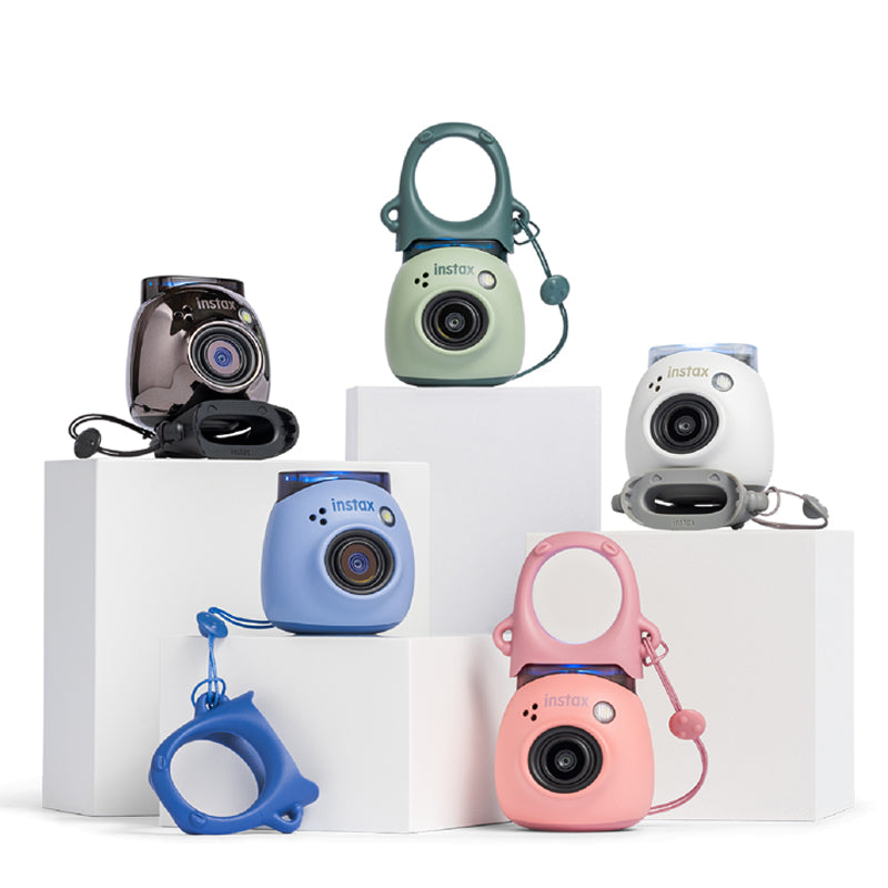 FUJIFILM Instax Pal Tiny Digital Camera with Wide-Angle Lens, 1/5-inch CMOS Sensor with Primary Color Filters, ISO 100-1600, Built-In Flash, Bluetooth Connectivity via Smartphone App, Internal Storage and microSD Card Slot