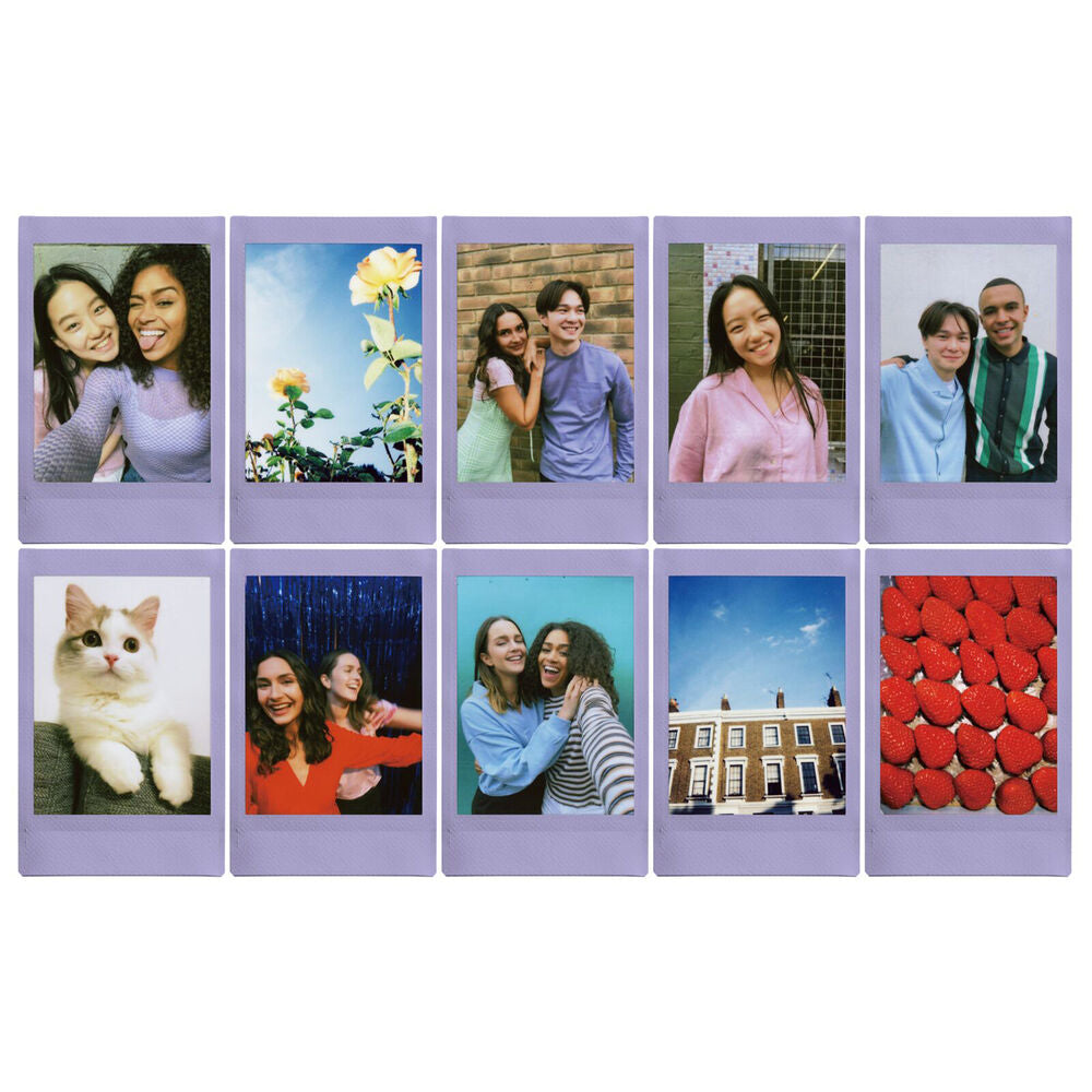 FUJIFILM Soft Lavander Instax Mini Film 10s Single Pack 10 Sheets for Instant Camera