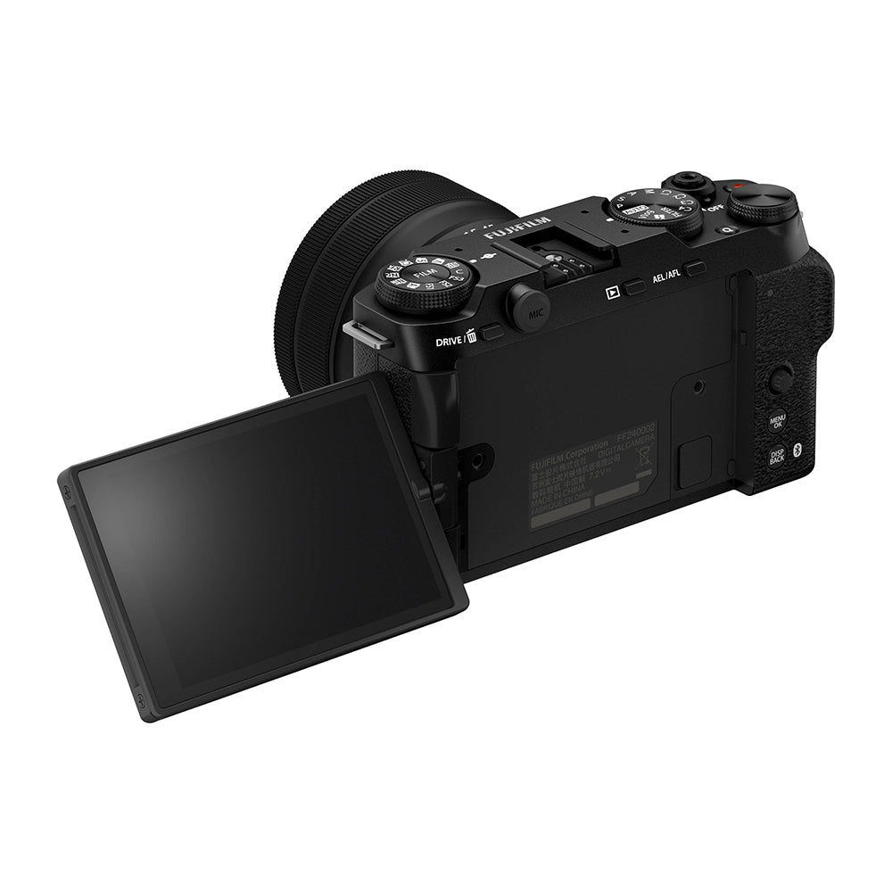 FUJIFILM X-M5 Body with XC 15-45mm f/3.5-5.6 OIS PZ FUJINON Autofocus Lens - Mirrorless Camera Kit | 26.1MP APS-C X-Trans 4 CMOS Sensor, X-Processor 5, 6.2K/30fps Video, AI-Driven Subject Detection & Digital Image Stabilization