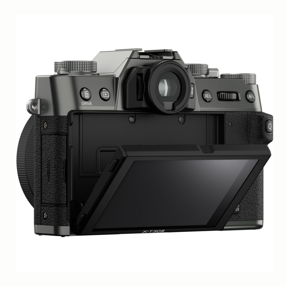 FUJIFILM X-T30 III Mirrorless Camera with XC 13-33mm f/3.5-6.3 OIS Lens - Charcoal Silver