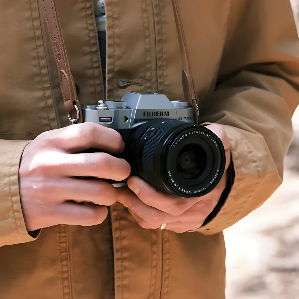 FUJIFILM X-T50 Body with XF 16-50mm f/2.8-4.8 R LM WR / XC 15-45mm f/3.5-5.6 OIS PZ Lens Mirrorless Camera 40.2MP APS-C X-Trans CMOS 5 HR Sensor X-Processor 5 7-Stop In-Body Image Stabilization Film Simulation Dial and Tilting LCD Screen