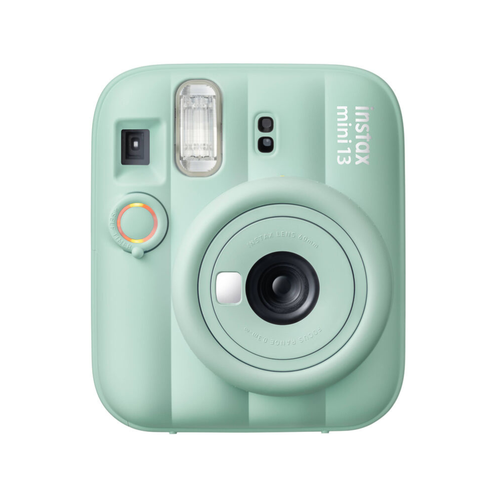FUJIFILM Instax mini 12 | 13 Instant Film Camera with Automatic Exposure, Close-Up Mode, and Selfie Mirror - Available in Blossom Pink, Pastel Blue, Lilac Purple, Clay White, and Mint Green